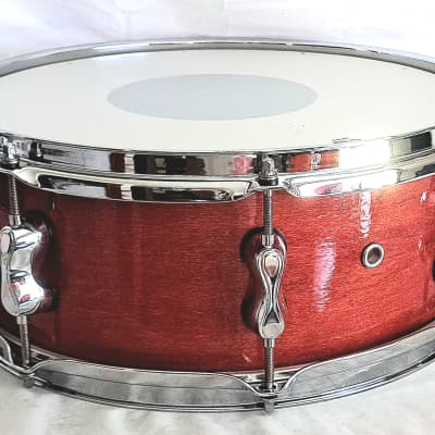 MARTIAL PERCUSSION CUSTOM SNARE DRUM 14 X 5.5" 8 LUGS 2023 - GALA APPLE LACQUER FREE SHIP CUSA! image 5