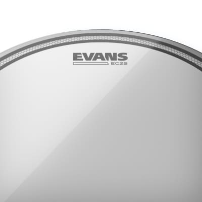 Evans EC2 Clear Tom Drum Head, 10 Inch image 2