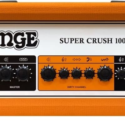 Orange Super Crush 100 Solid-State Guitar Amplifier Head (100 Watts) - Orange image 2