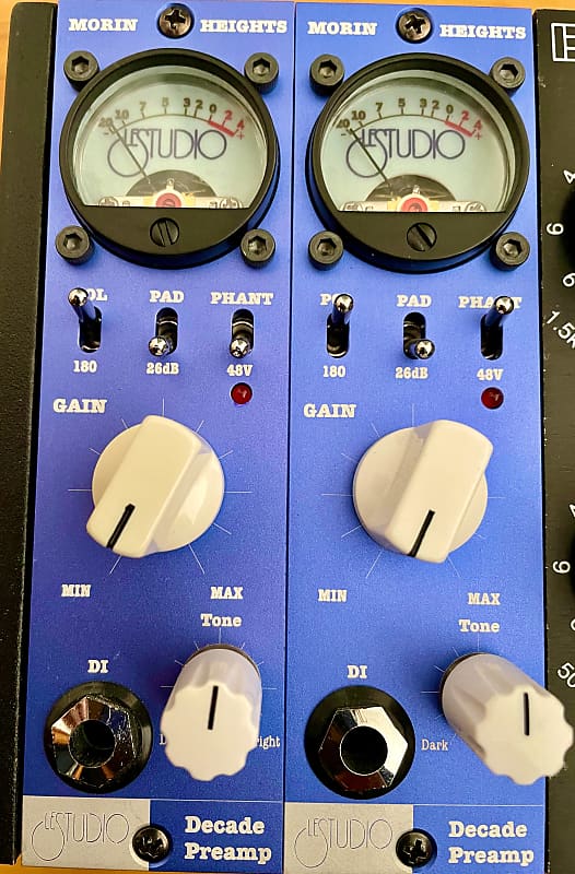Le Studio Custom Mic and Line Pre-Amplifier 500 Series 2022 - Blue image 1