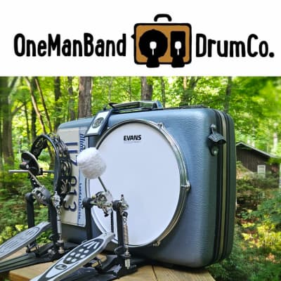 OneManBandDrumCo. The Cubbie 13inch OMBDrumCo. Vintage Suitcase Drum Kick Drum Bass Drum Ludwig Accent Drum image 13