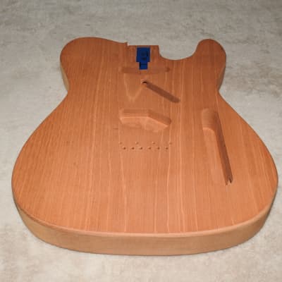 52 Style 1 Piece Honduran Mahogany Telecaster Body Unfinished with Standard Routes image 3