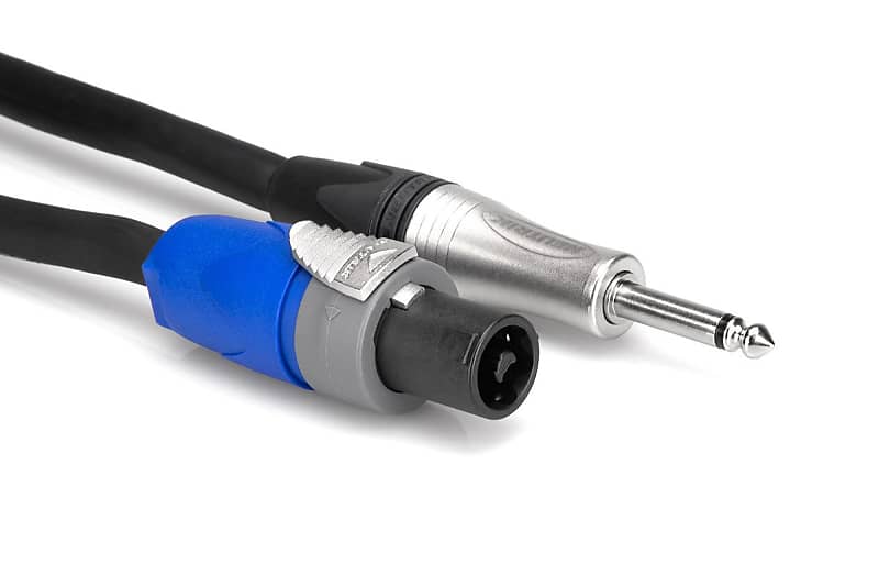 Hosa SKT-210Q Edge Speaker Cable Neutrik speakON to 1/4 in TS 10 ft image 1