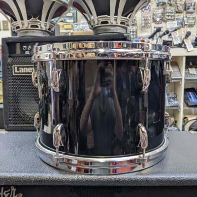 1980s Gretsch USA "Drop G Badge" Black Wrap 9 x 13" Tom - Looks Really Good - Sounds Great! image 4