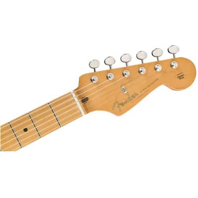 Fender Vintera '50s Stratocaster Modified Electric Guitar, Maple Fingerboard, Daphne Blue image 5