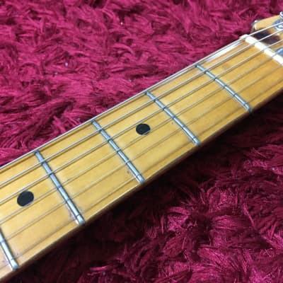 GRECO SUPER SOUNDS Electric Guitar Stratocaster Sunburst w/SC Used in Japan image 6