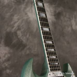 RARE 2010 Gibson Custom Shop SG/Les Paul Custom reissue INVERNESS GREEN SPARKLE image 14