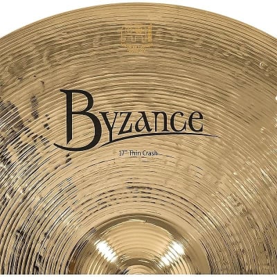 Meinl Byzance Brilliant B17TC-B 17" Thin Crash Cymbal (w/ Video Demo) image 6