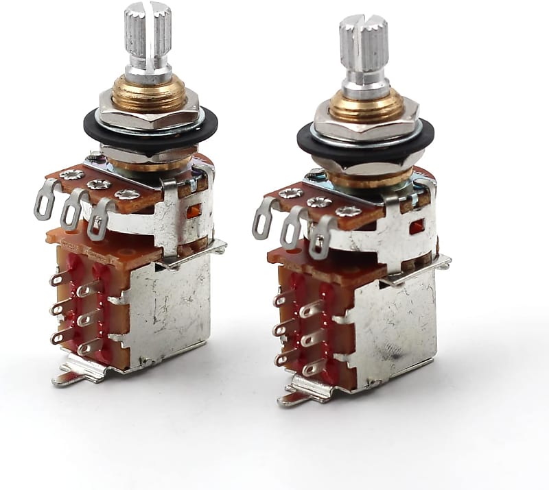 500k Pots for Guitars, Push Pull Guitar Pots, Bourns Reverb