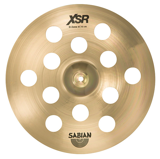 Sabian 16" XSR O-Zone Crash Cymbal image 1