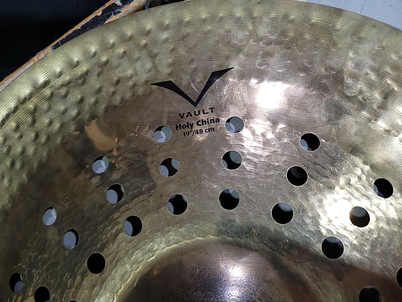 定番から人気の限定 SABIAN VAULT Holy China 19インチ クラッシュ