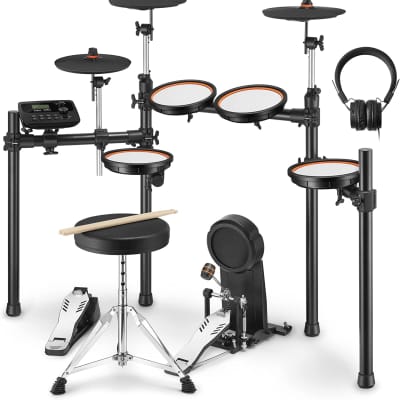 Donner DED-100 Electronic Drum Kit - Mesh Heads, 425 Sounds image 1