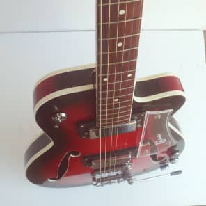 Vintage  RARE Melodija Menges hollow body Jazz guitar archtop 1960 s imagen 3