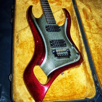 De Lacugo  Excelsior custom handmade electric Guitar  1994  sn 007 of  30  w/ SKB case TDL image 4