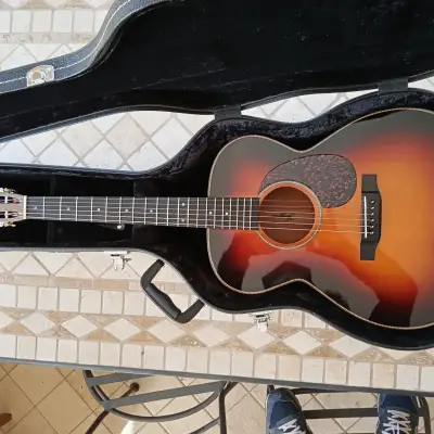 Mazzetti Guitar Custom ( No Martin,Gibson,Fender,Taylor) Om 2007  Top Sunburst 3 Colori , Fasce Nero, Fondo Sunburst Nero E Mogano image 2