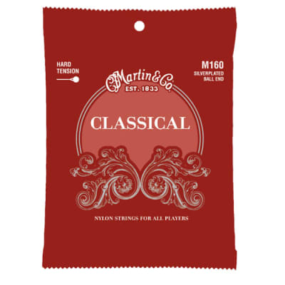 Martin M160 Silverplated Ball-End HighTension Nylon Classic Guitar Strings 28-43 image 7