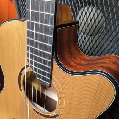 NEW! Angel Lopez Professional Quality Hybrid Acoustic/Electric Classical Guitar - Cordoba Killer! image 4