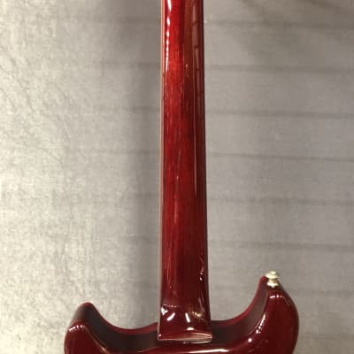 Hamer Artist 59 *RARE* N.O.S. - U.S.A. Made Flame Top Semi-hollow Electric Guitar w/ Case 1997 Burst image 10