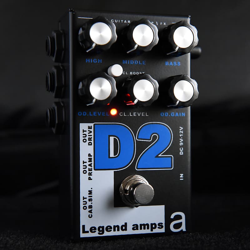 AMT Electronics Legend Amps 2 D2 2-Channel JFET Guitar Preamp Preamplifier  / Distortion Pedal