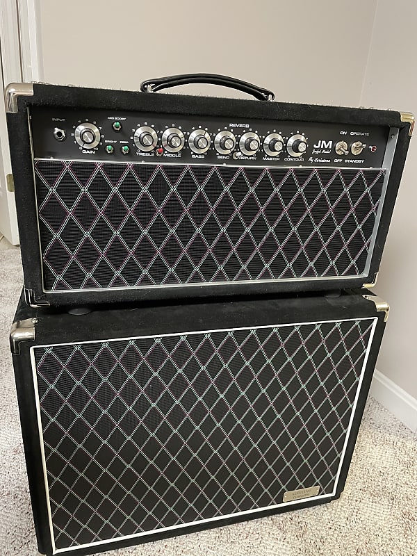 Ceriatone JM50 Black Suede Head and custom cab Reverb
