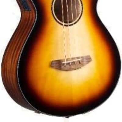 Breedlove Discovery S Concert CE Acoustic Electric Bass Edgeburst European African Mahogany image 2
