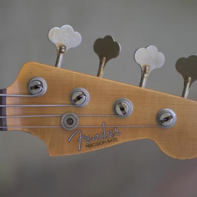 Fender Custom Shop '64 Precision Bass, Relic - Aged Vintage White image 2