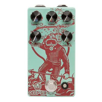 Walrus Audio Deep Six V3 Compressor Guitar Effect Pedal image 1
