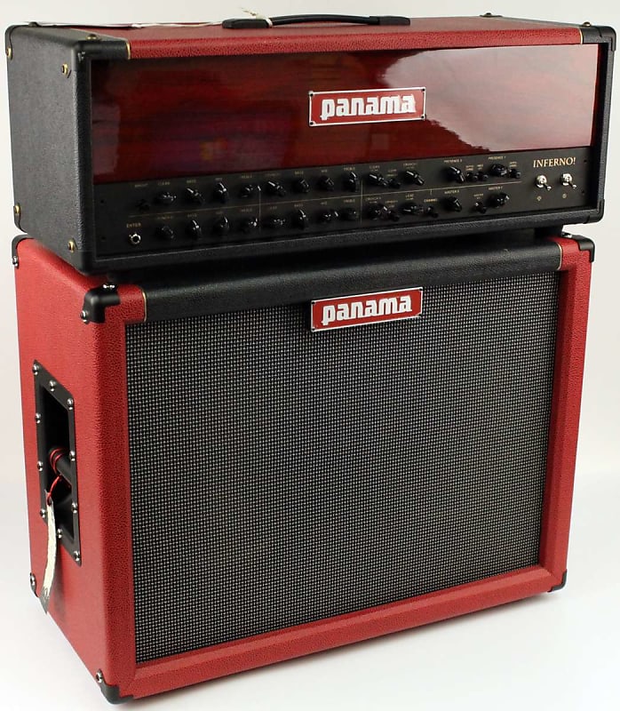 Panama Inferno 100 All-Tube Guitar Amplifier w/ 2x12 Speaker Cabinet Amp ISI5679 image 1