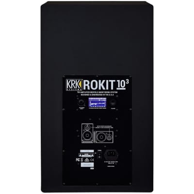 KRK Rokit 10-3 G4 Generation 4 Powered Studio Monitor, Pair image 2