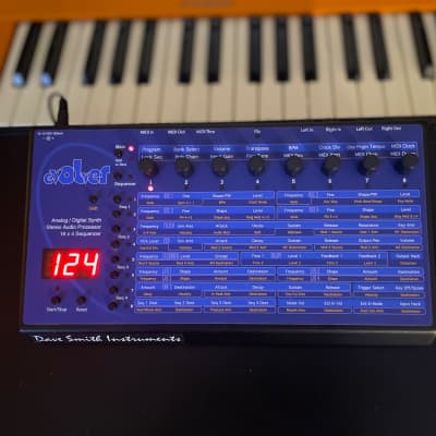 Dave Smith Instruments Evolver Desktop Monophonic Synthesizer 2002 - 2016 - Blue