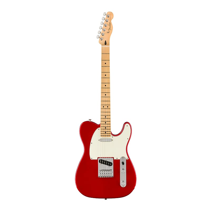 Fender Player Telecaster 6-String Hand-Shaped Alder Body 22-Fret C-Shaped Neck Electric Guitar with Maple Fingerboard (Right-Handed, Candy Apple Red) image 1
