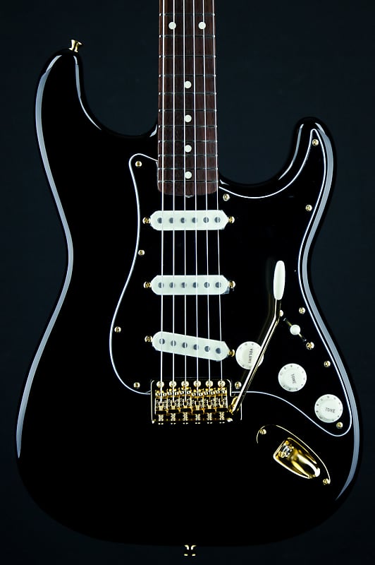 Limited Edition Fender MIJ Midnight Stratocaster Guitar