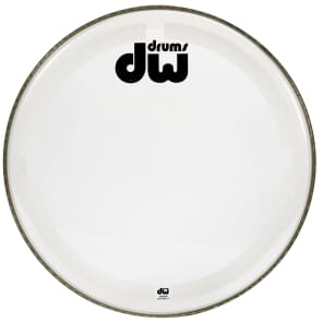 DW DRDHCC24K 24" Coated Clear Bass Drum Head