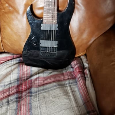 Ibanez  Blk 8 String Left Handed 2014 Gloss Black image 1