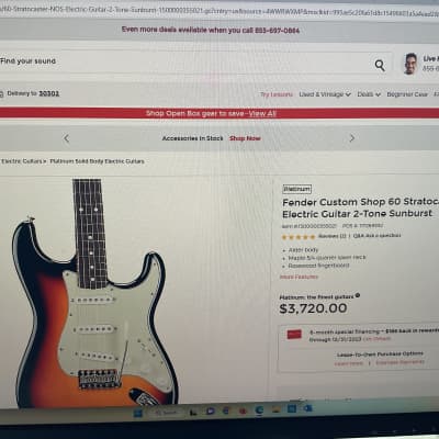 Fender Custom Shop '60 Reissue Stratocaster NOS image 6