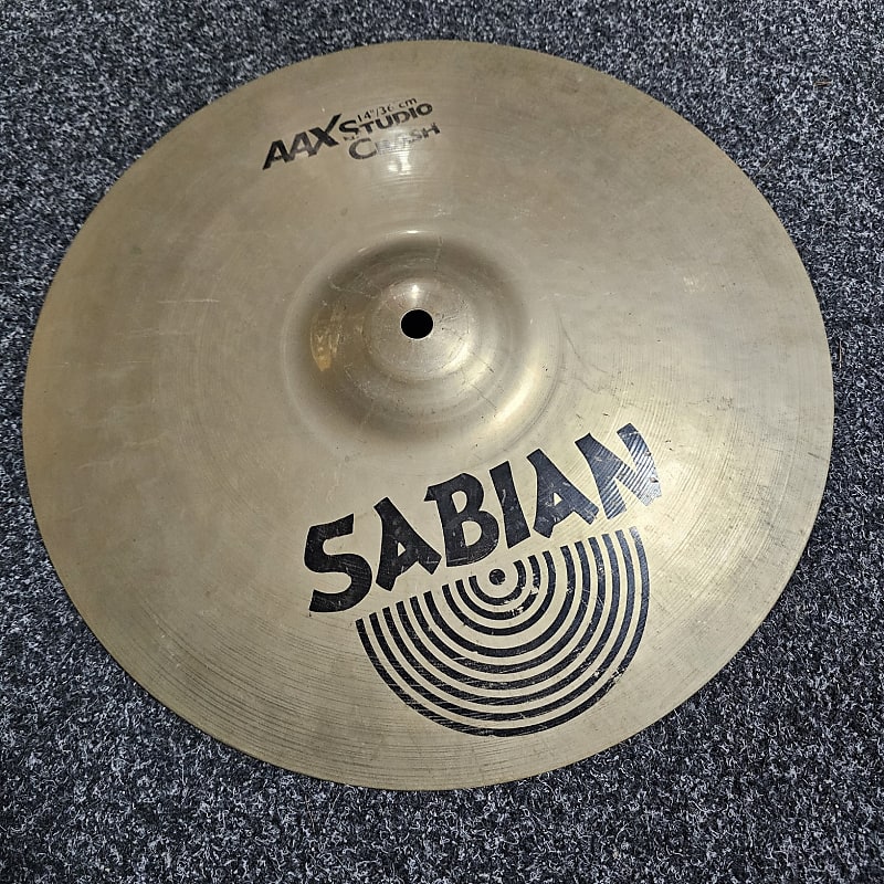 Crash Cymbal 14" Sabian AAX Studio USED! RKAAS051223 Reverb