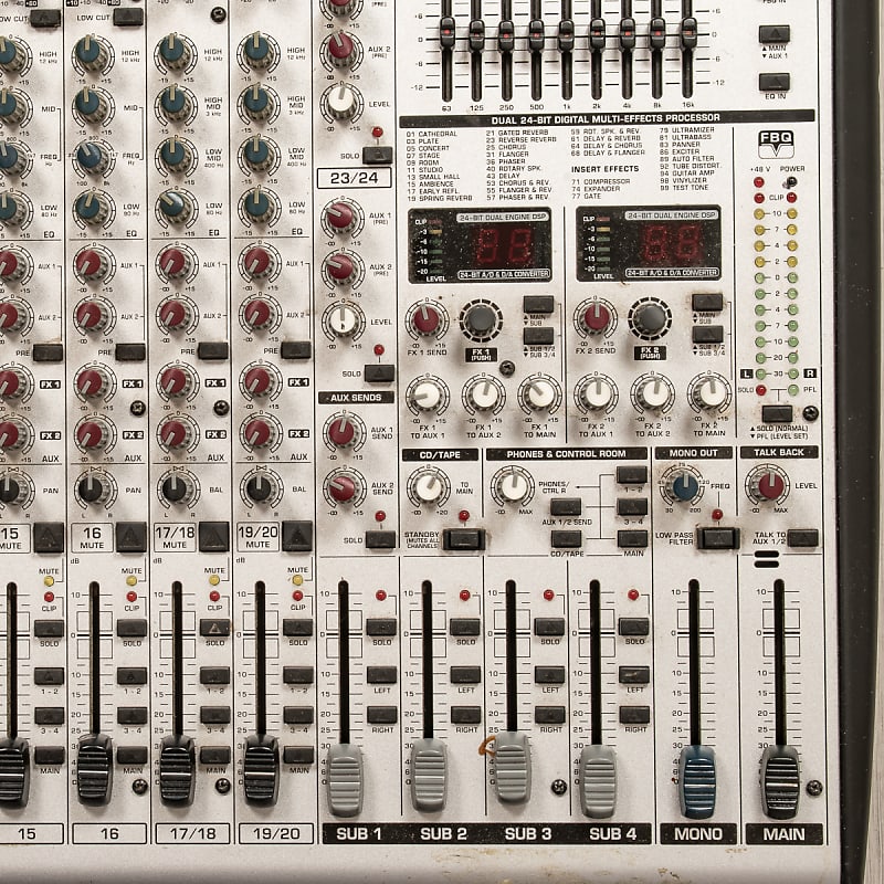 BEHRINGER EURODESK SL2442FX-PROアナログミキサー Behringer | Product | SL2442FX-PRO