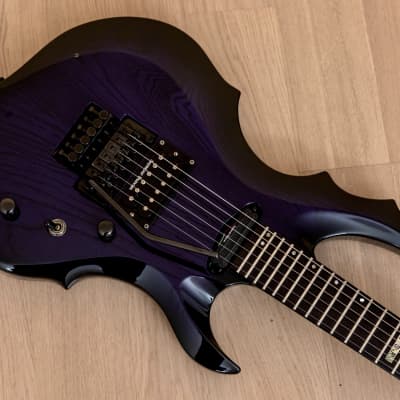 2000 ESP Forest-GT Electric Guitar See Thru Purple Japan w