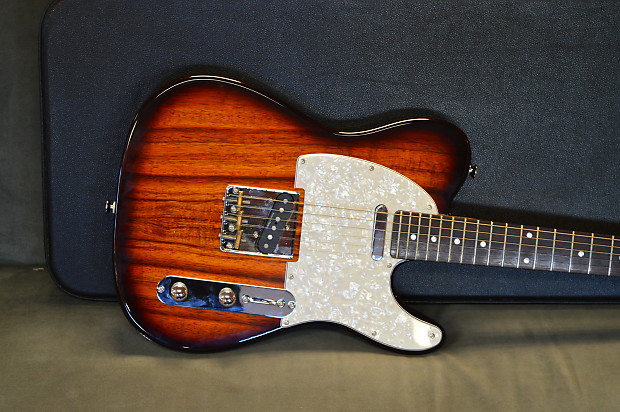 2006 Fender KOA Korean Telecaster Electric Guitar Mint Hard Case