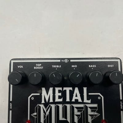 Electro Harmonix Metal Muff With Top Boost Distortion Guitar Effect Pedal image 2
