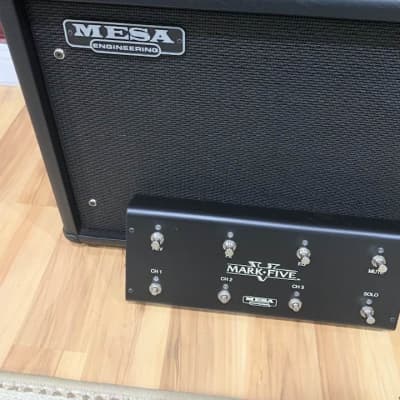 Mesa Boogie Mark V 3 Channel 90 Watt 1X12 Combo with Matching 1X12 Extension image 3