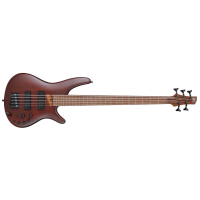 Ibanez SR505E 5-String Bass w/ Bartolini Pickups - Brown Mahogany image 3