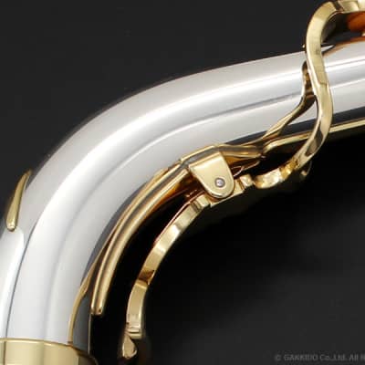 Yanagisawa Kz Series AKz3 Silver neck for Alto saxophone Clear-Lacquer Finish image 2