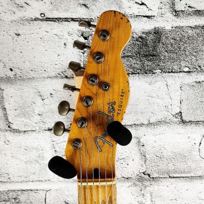 Fender Custom Shop Master Built – Jason Smith – 50's Esquire Heavy Relic – Fiesta Red image 5