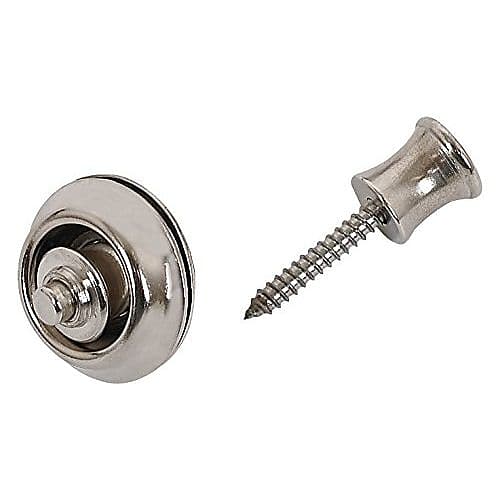 Dunlop Straplok Strap Lock, Chrome Reverb