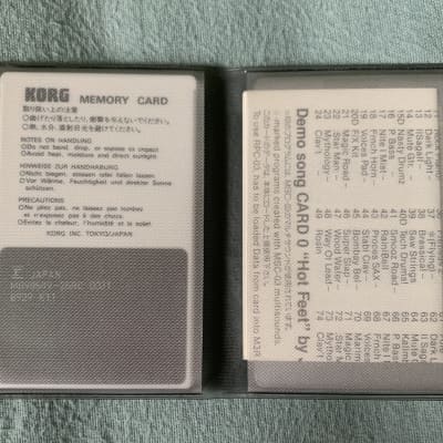 Korg M1 and M3R cards MSC-03 and RPC-03 image 3