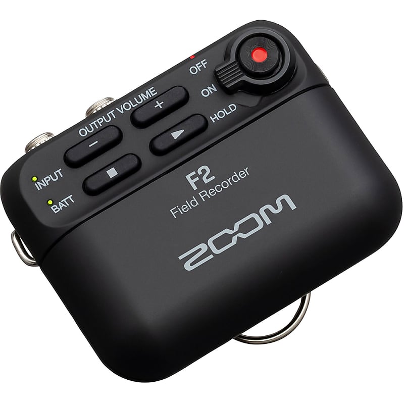 Zoom F2 Field Recorder with LMF-2 Lavalier Microphone image 1