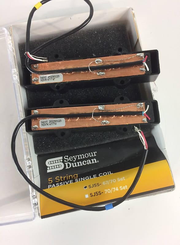 Seymour Duncan 67/70 5-String Jazz Bass Pickup Set | Reverb