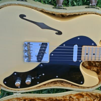 Fender NAMM SHOW Custom Shop Thinline Telecaster or Tele CC Electric Guitar 2005 Butterscotch image 2