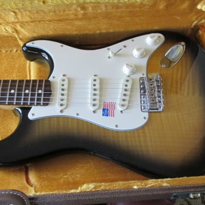 Fender 62 American Standard Custom 2006 - 2 color Sunburst Flametop image 5